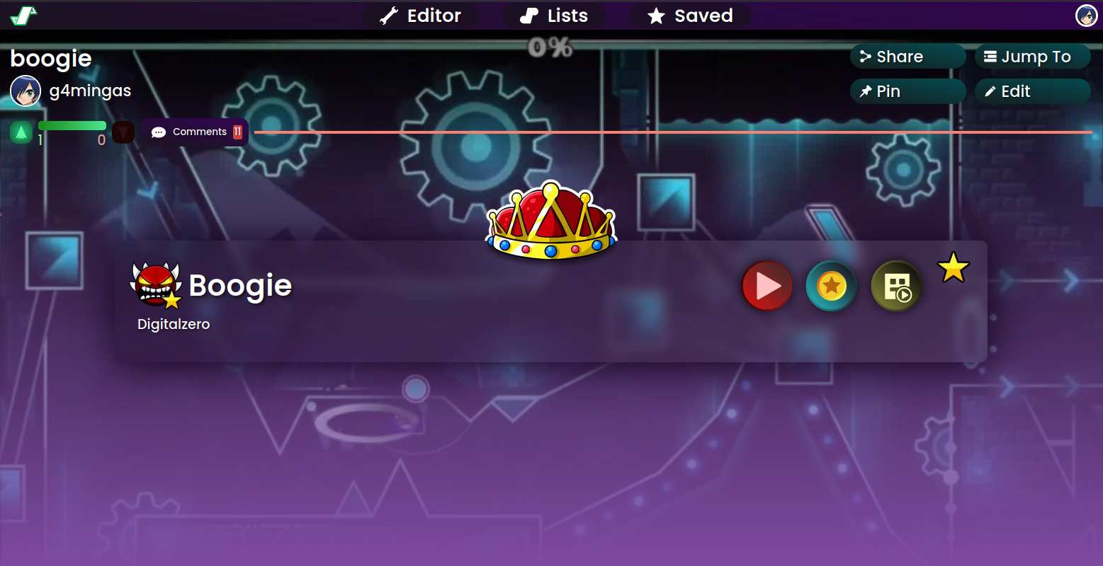 GitHub - GamingasCZ/lof-top10: A website for making Geometry Dash level ...