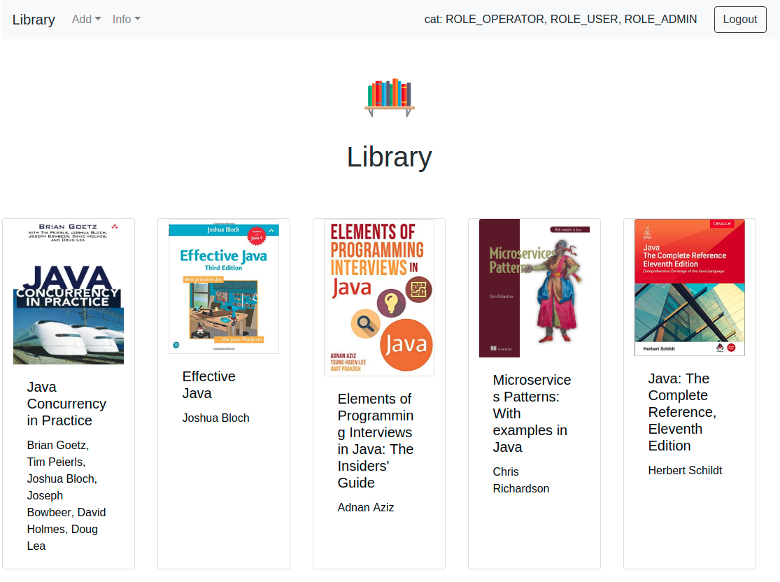 GitHub - Gamurar/library-spring: Web application to store books and ...