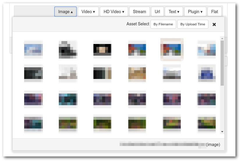 Selecting an image