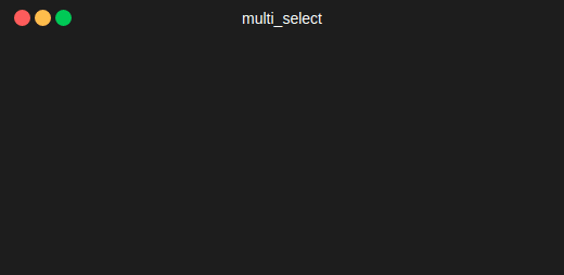 MultiSelect