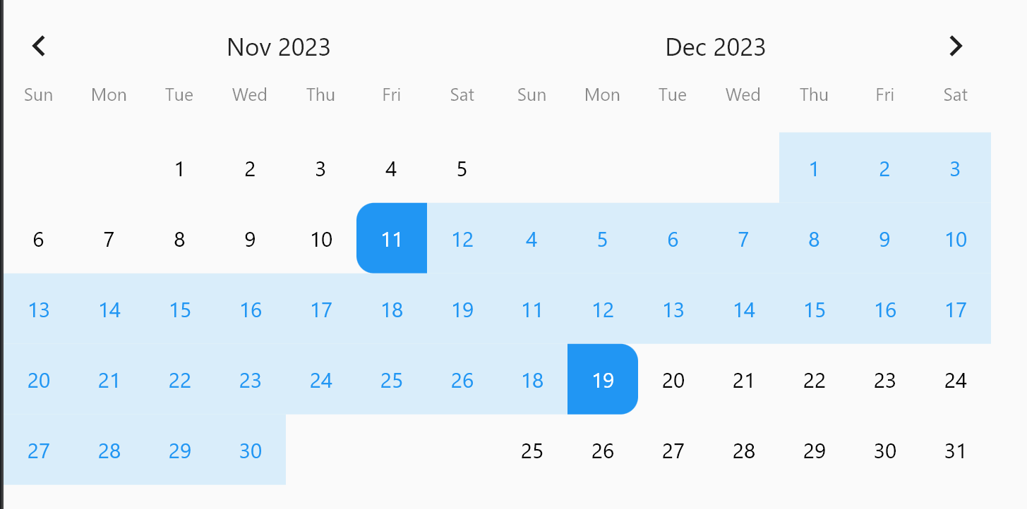 Date Range Picker