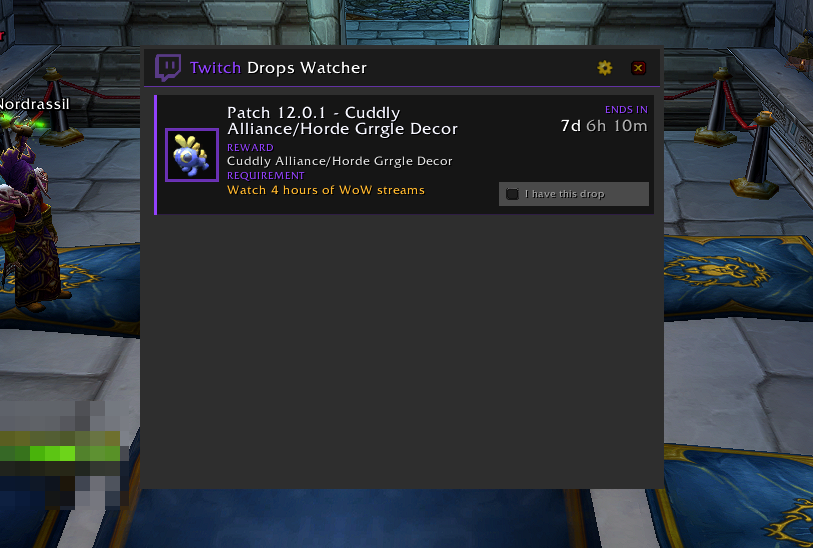 Twitch Drops Watcher Preview