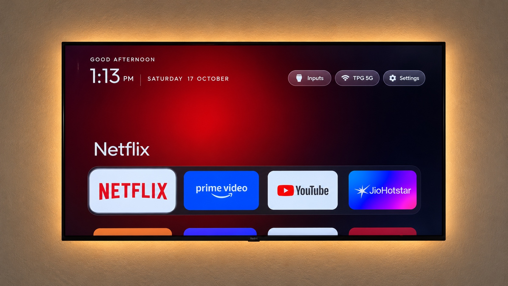 tvOS-style launcher