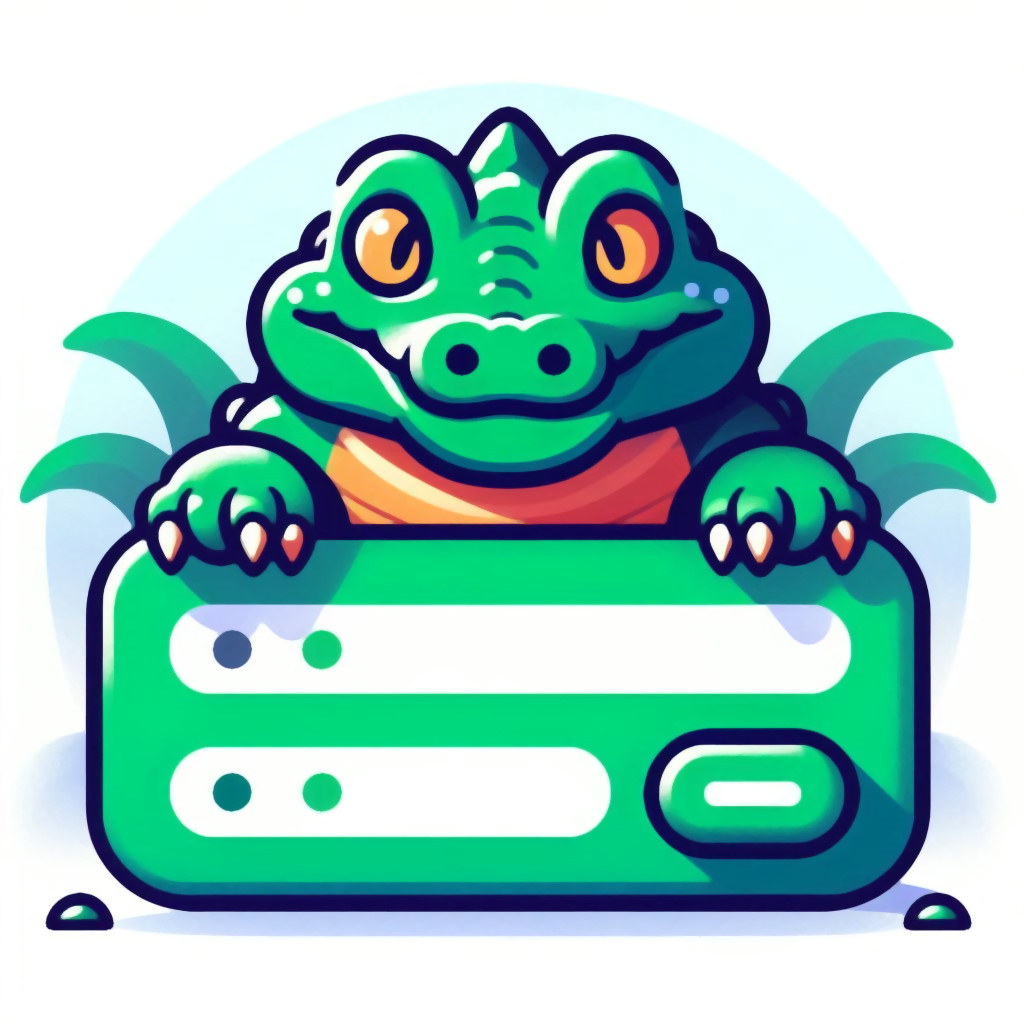 Ali, the friendly alligator that guards your forms