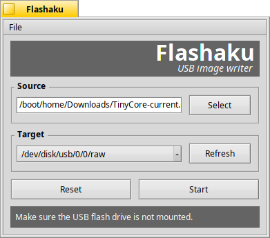 Schermata di Flashaku