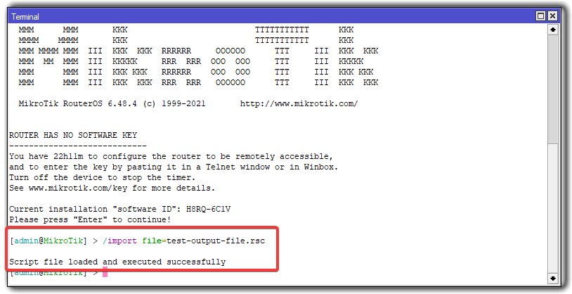 Importing Mikrotik Leases