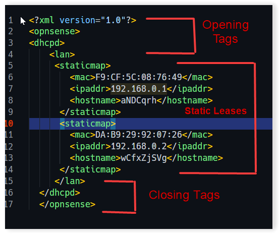 Backup File Revised to Contain Only Static Map Tags