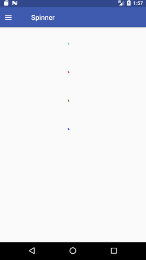 Preview android Spinner