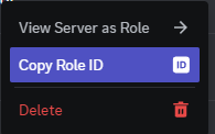 Discord Role Menu