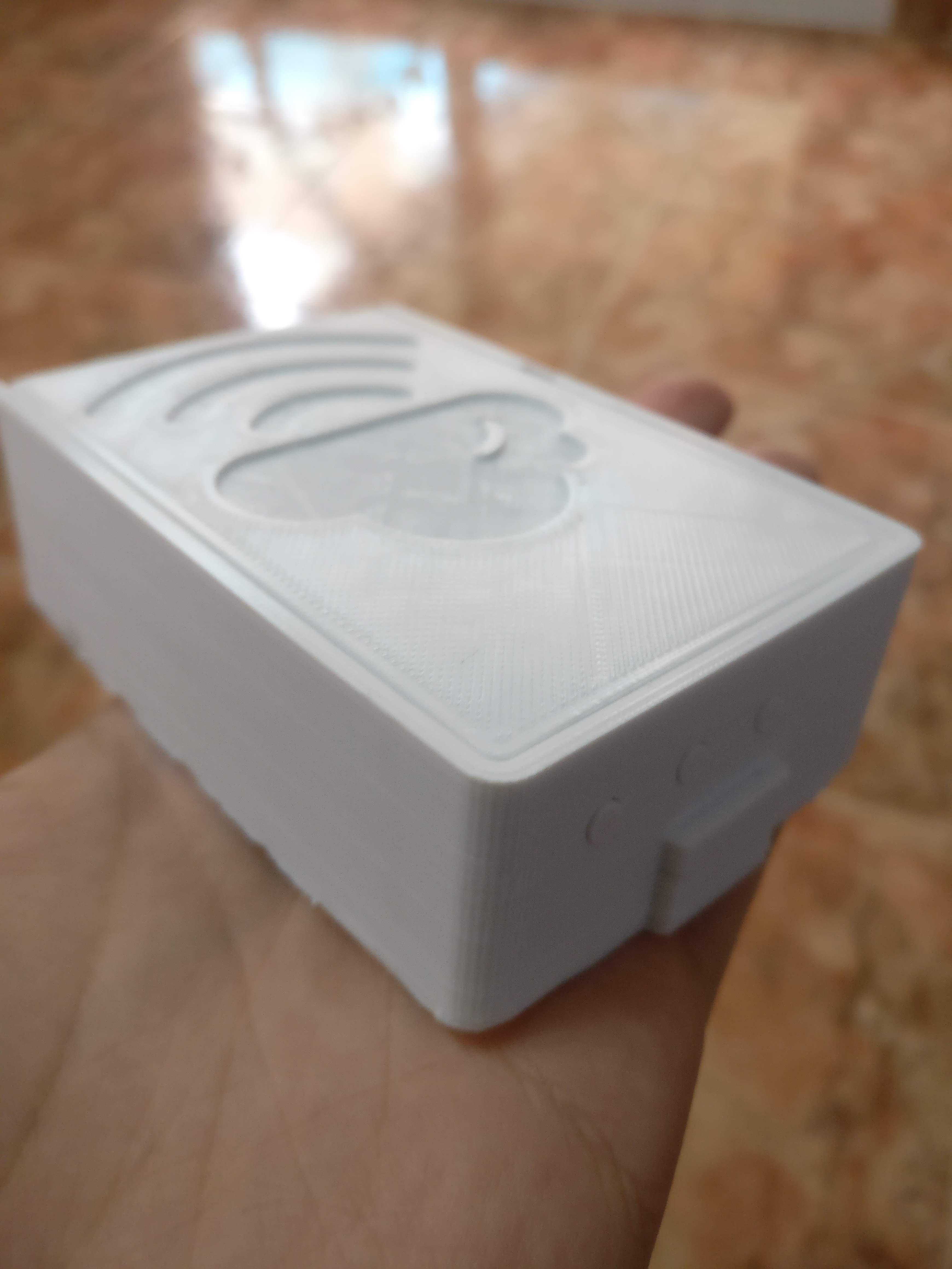 White case with buttons