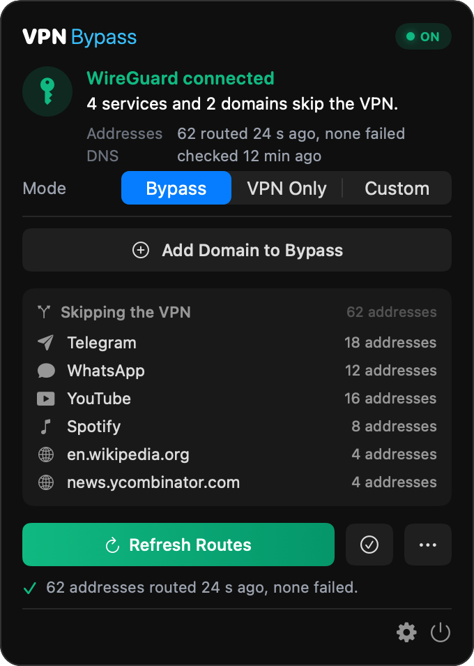 VPN Bypass screenshot 1
