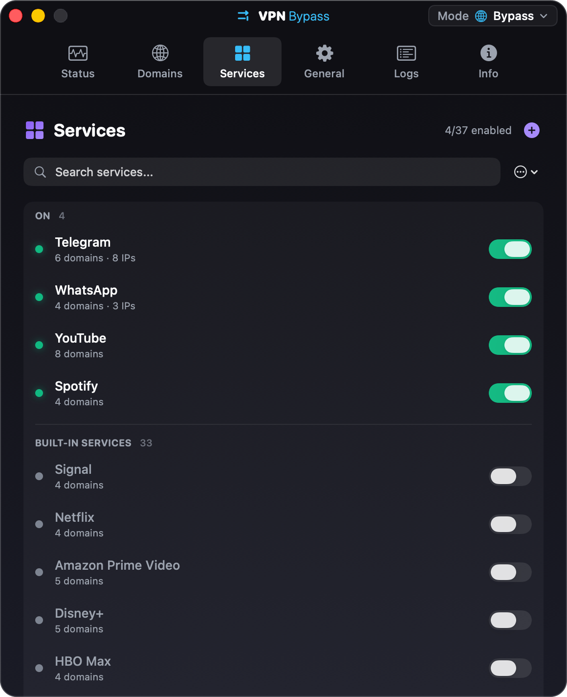 VPN Bypass screenshot 2