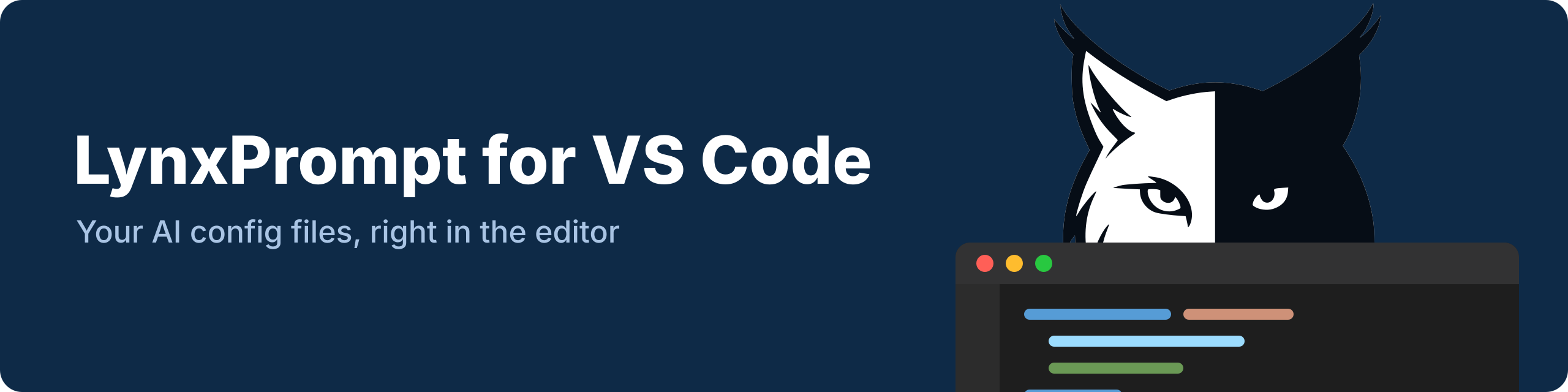 LynxPrompt for VS Code