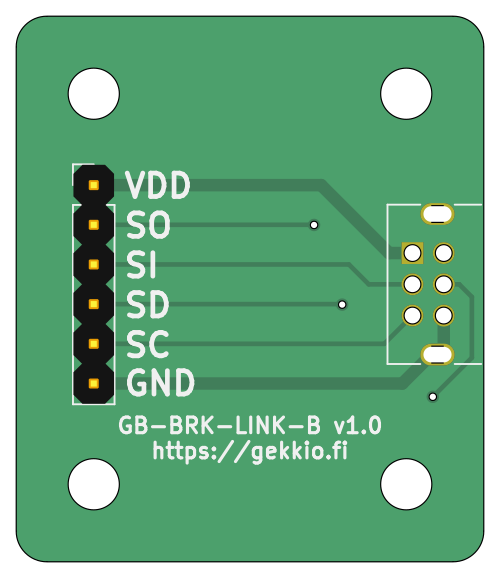 GB-BRK-LINK-B v1.0 KiCad render