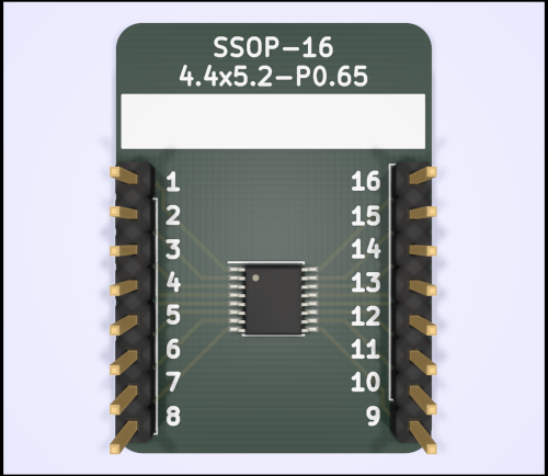 BRK-SSOP-16-4.4x5.2-P0.65 v1.1 KiCad 3D view