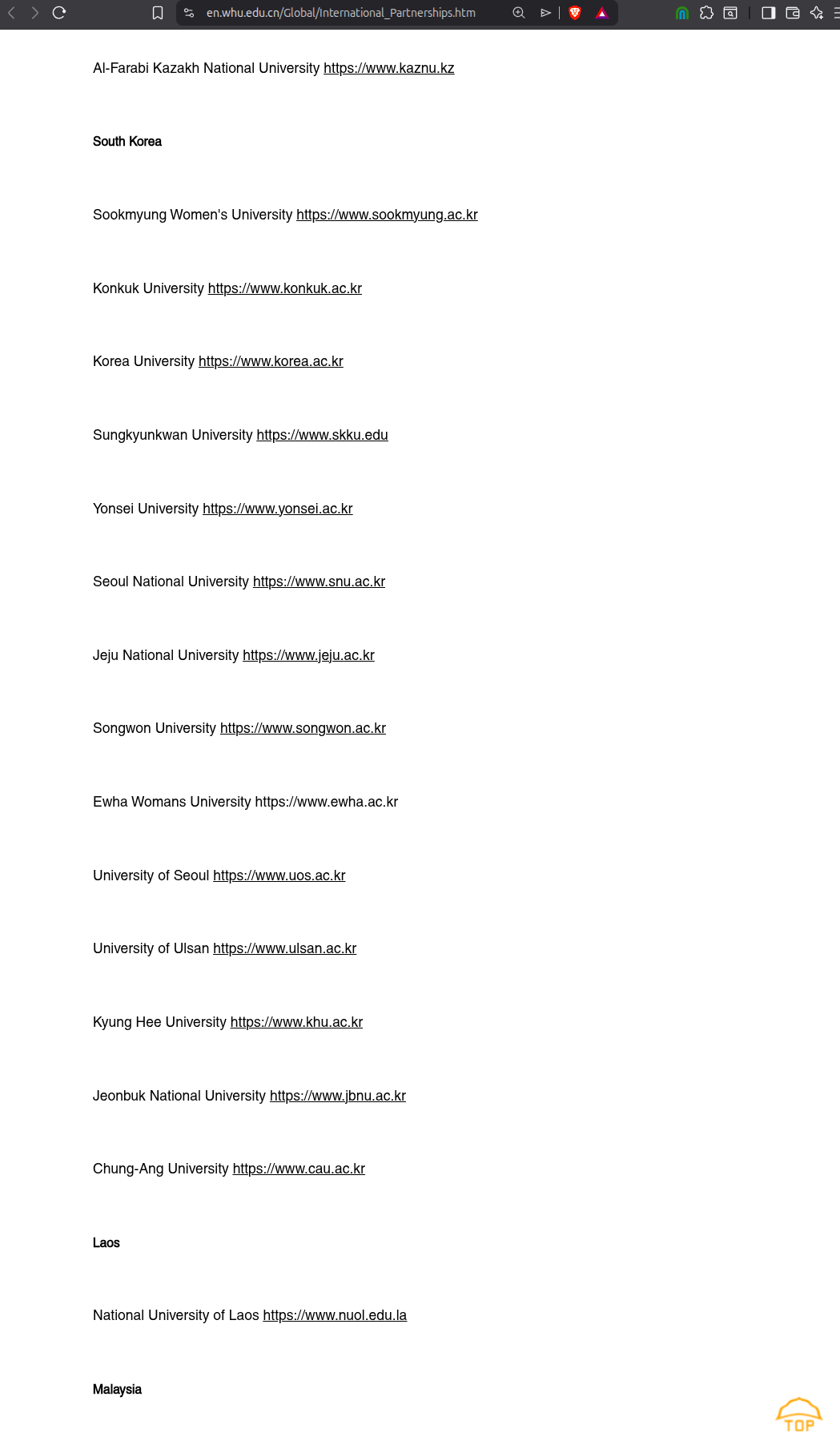 Wuhan University 2024 Official Page