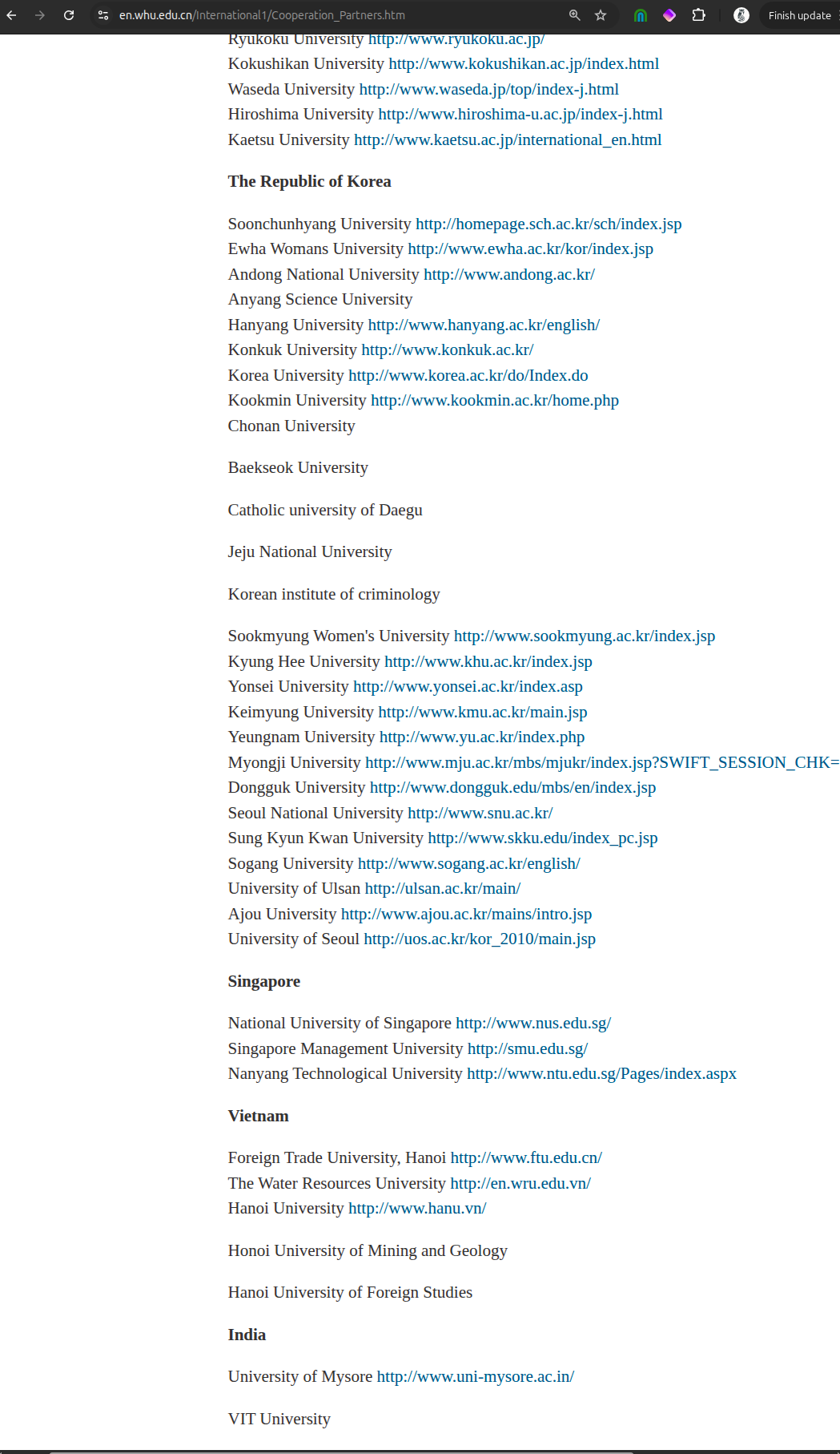 Wuhan University 2014 Legacy Page