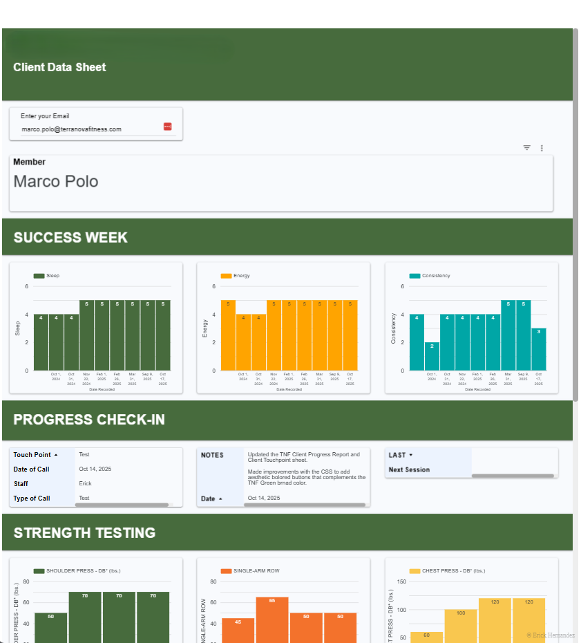 Progress Tracker Screenshot