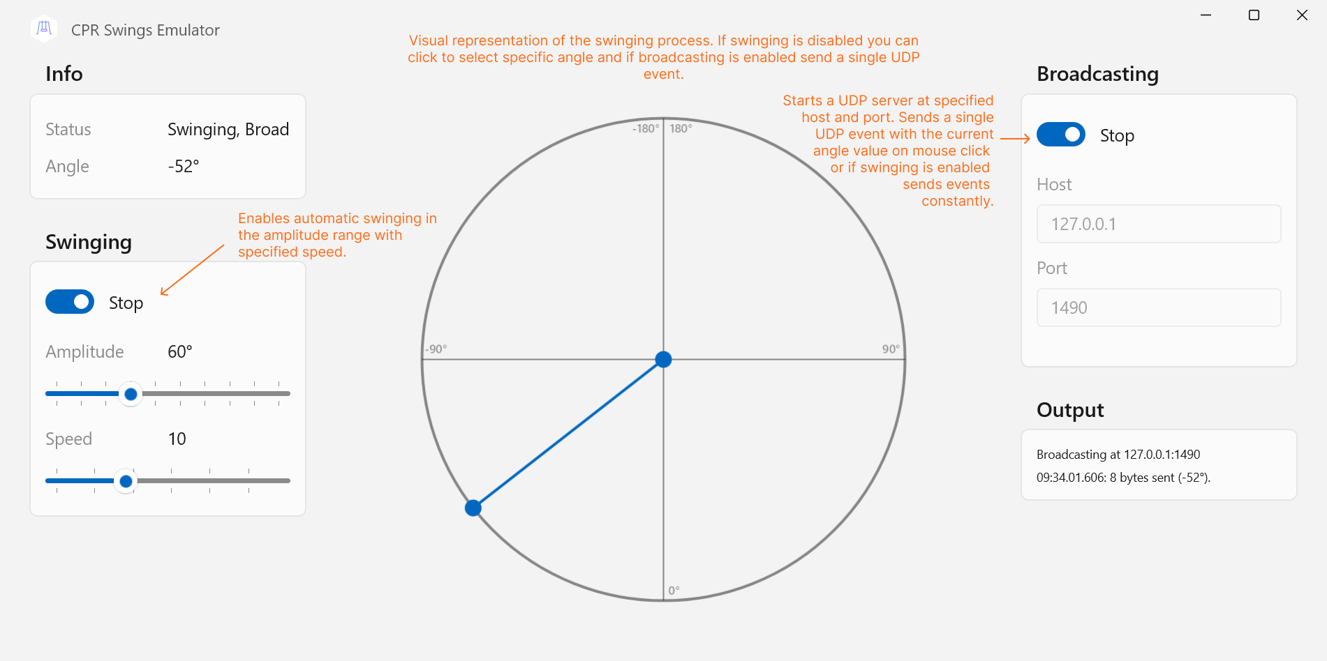 CPR Swings Sowtware Visual