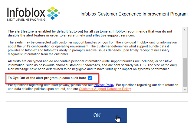 infoblox grid cep