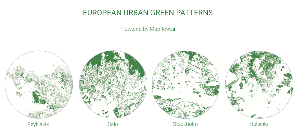 European cities - urban green patterns