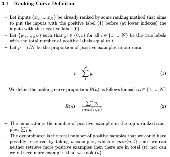 ranking-curve-definition