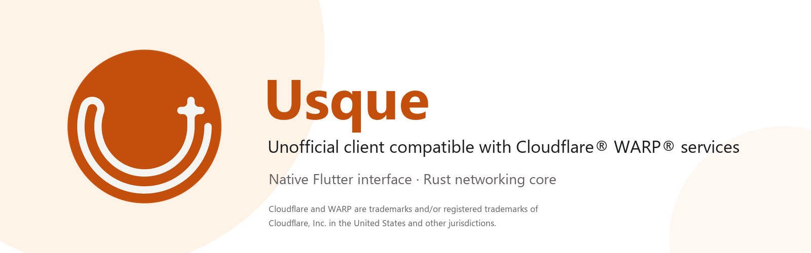 Usque — Unofficial client compatible with Cloudflare® WARP® services