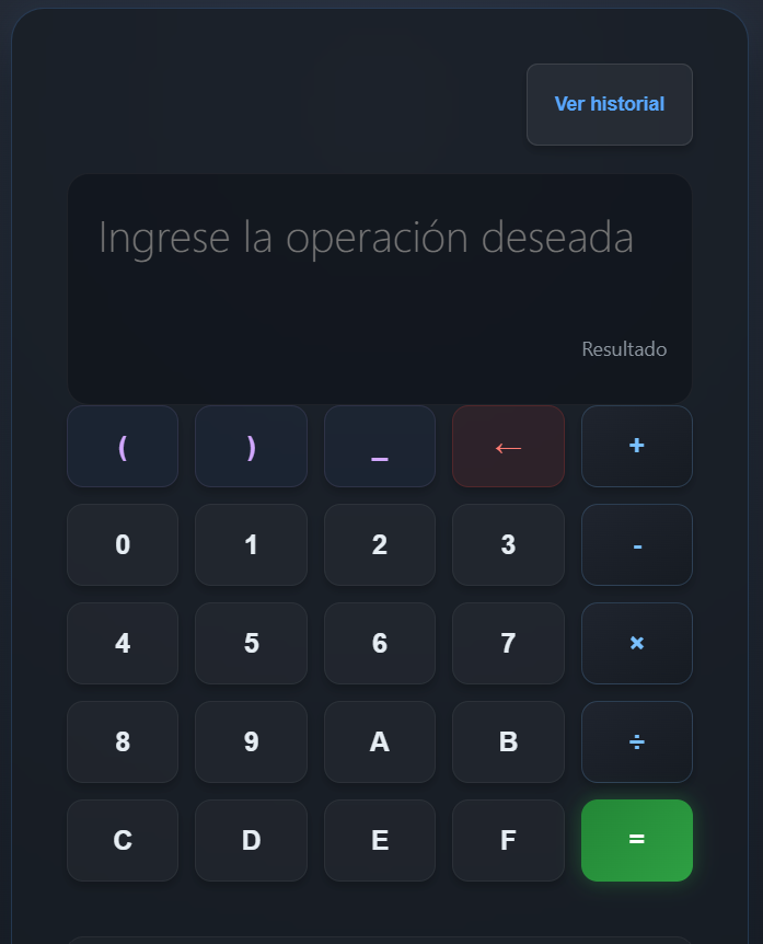 Captura de CalculadoraMultibase-DesktopApp