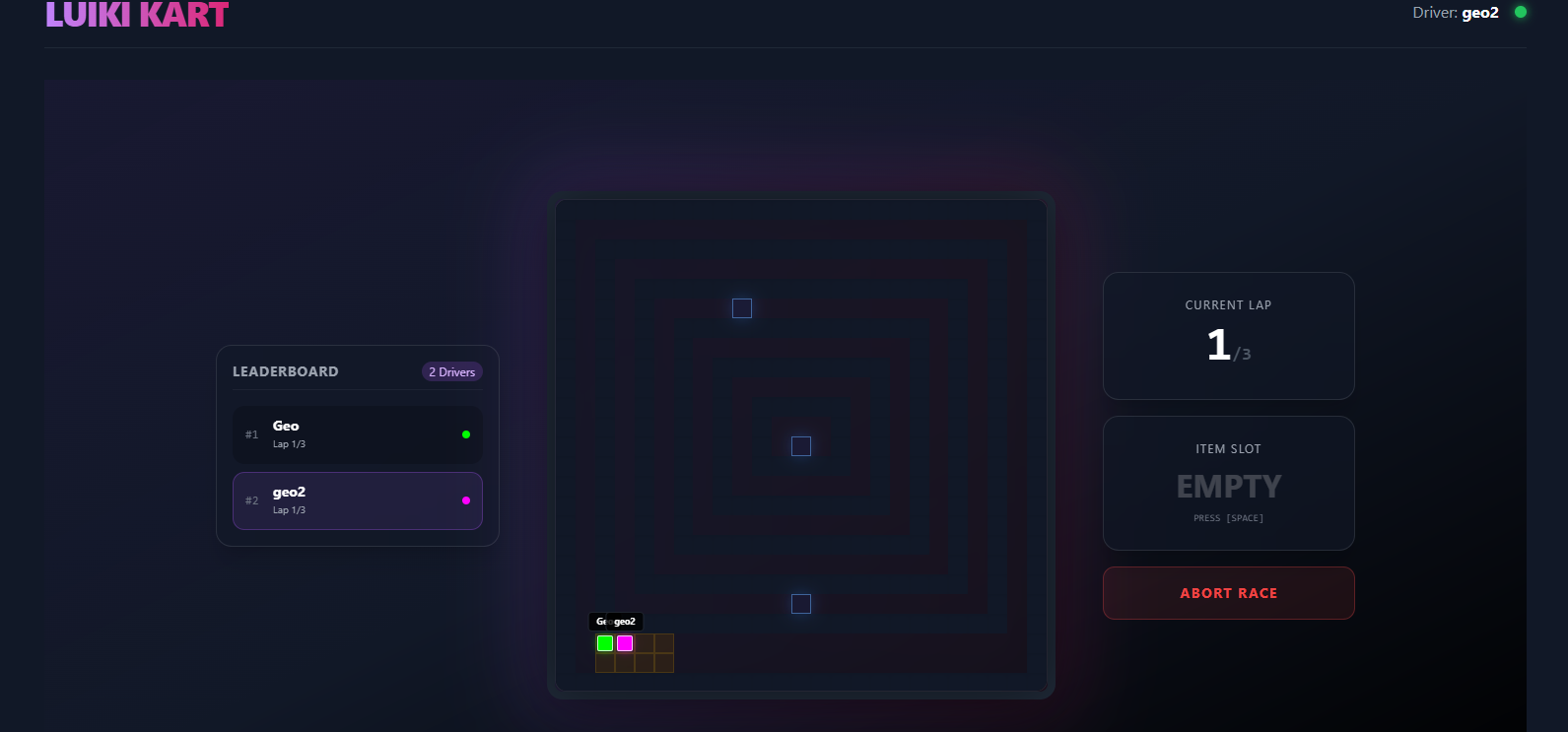 Captura de LuikiKart-WebApp