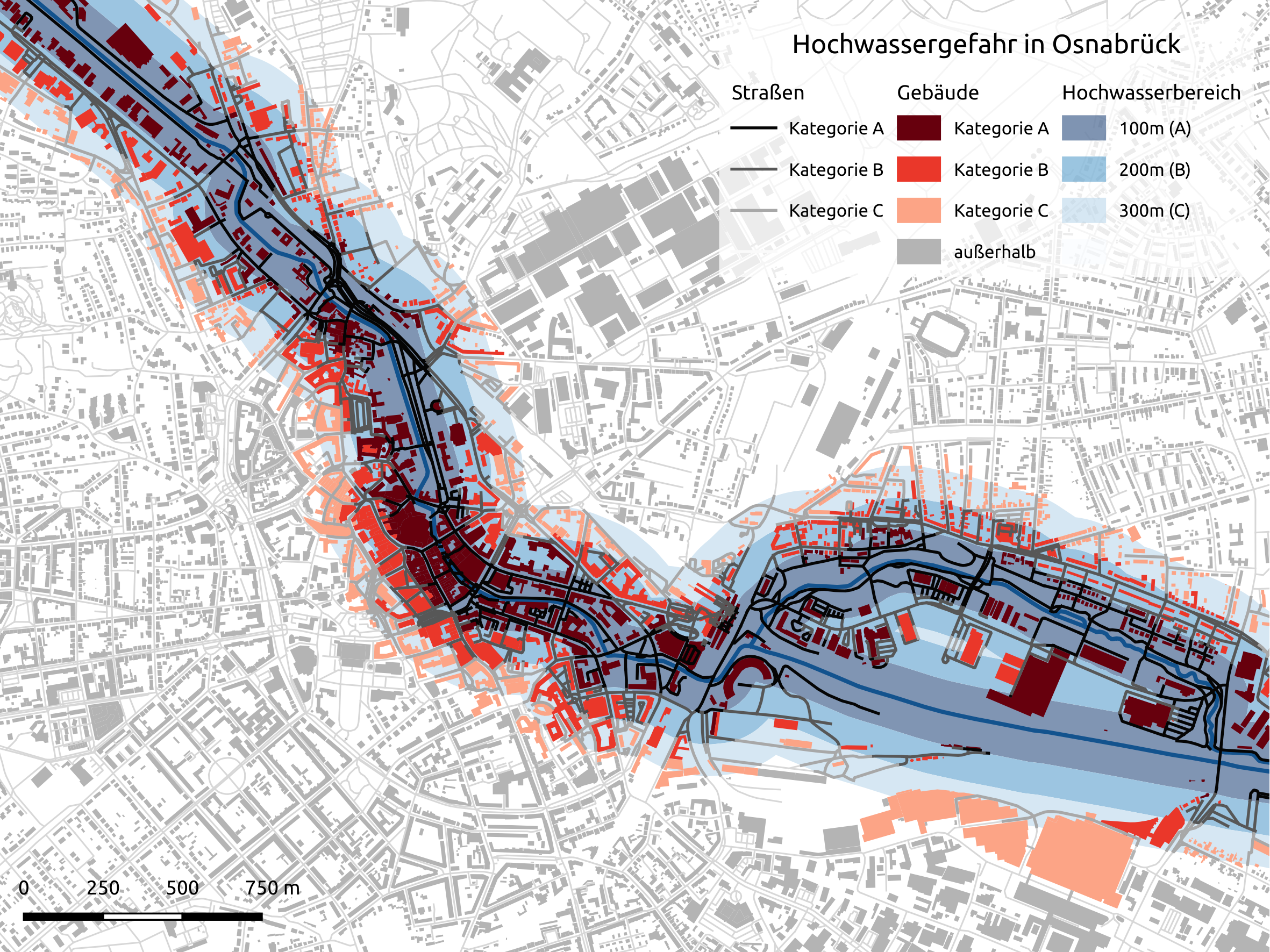 Karte von Osnabrück