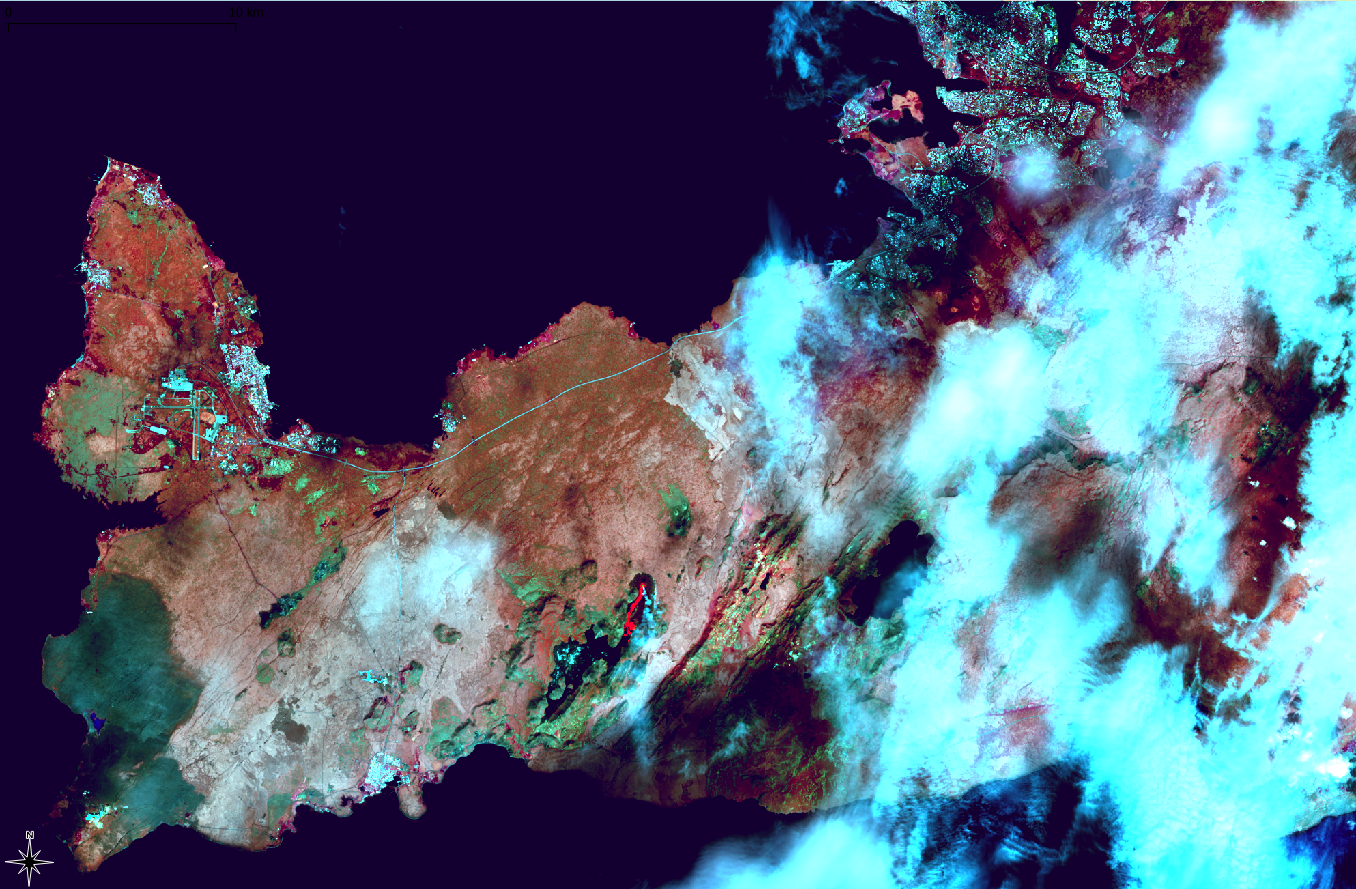 Landsat-9 image of iceland