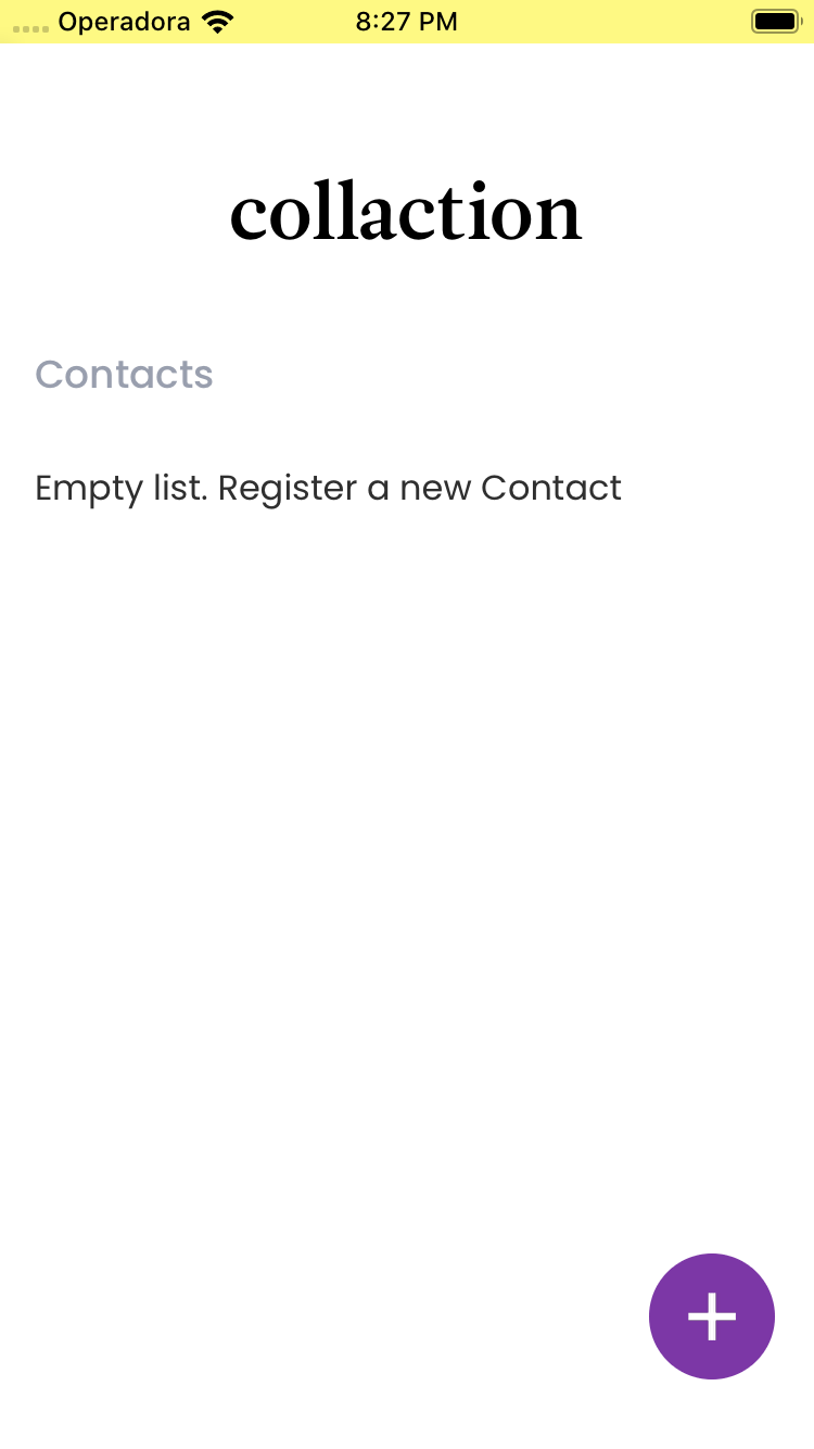 empty list