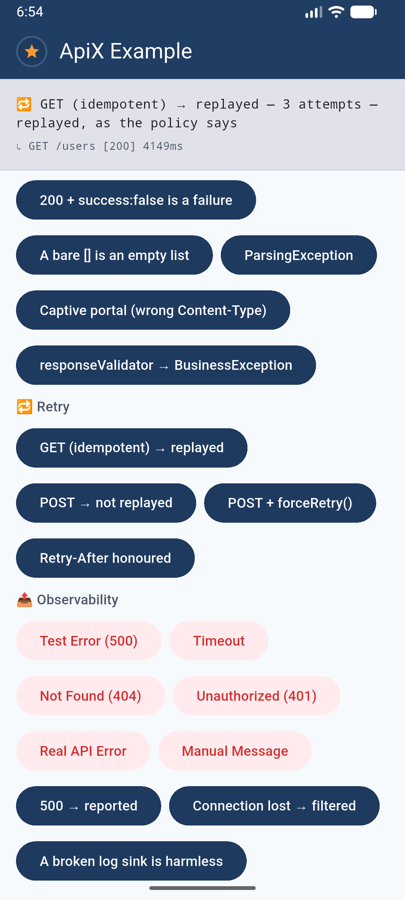 ApiX Flutter