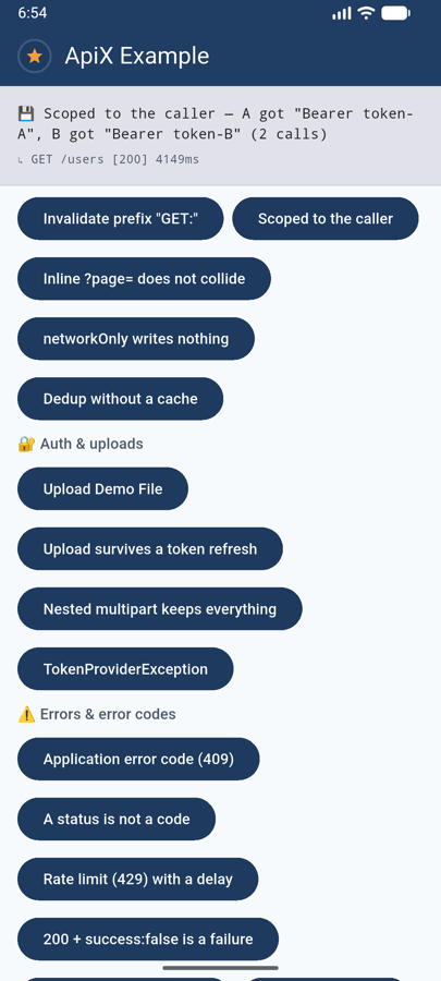 ApiX Flutter