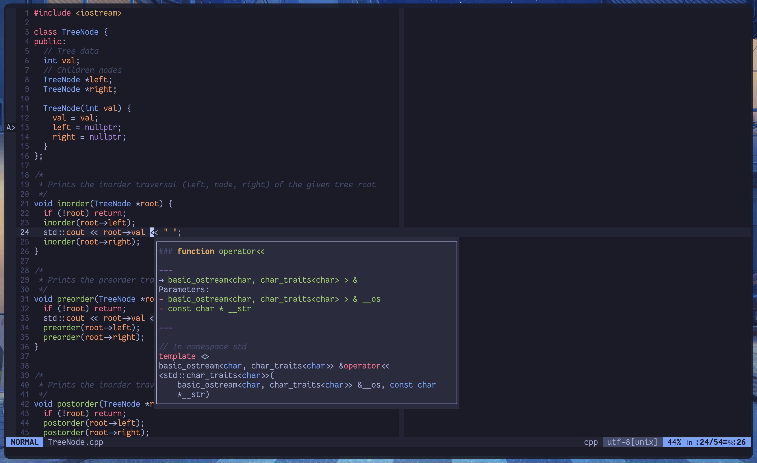 kickstart-vim-screenshot