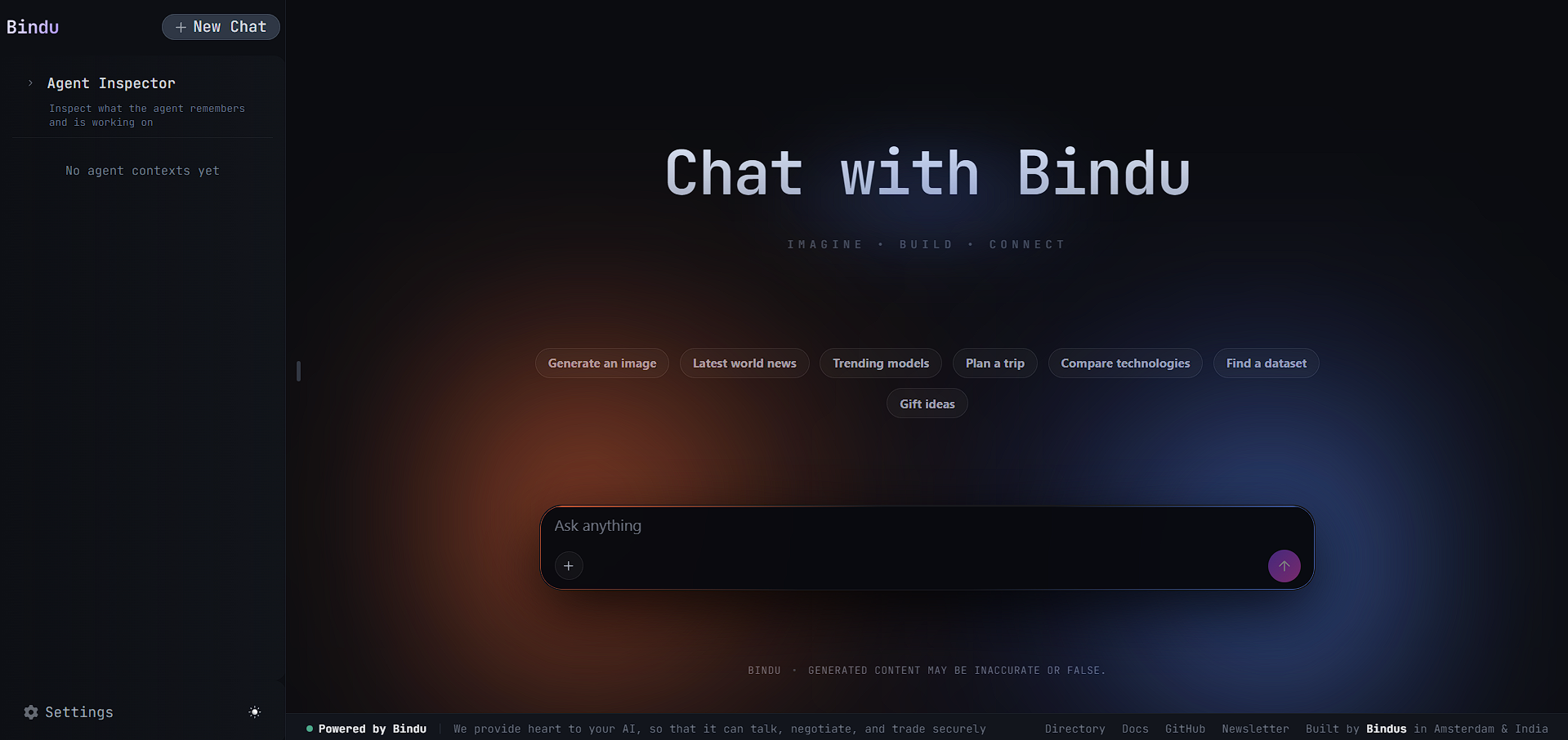 Bindu Agent UI