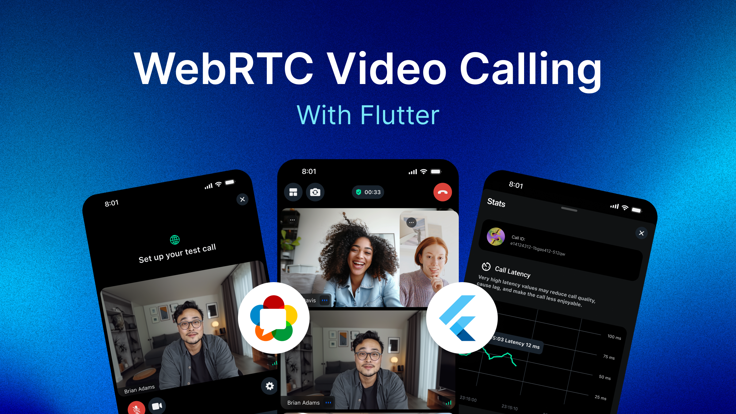 WebRTC for Flutter Header image