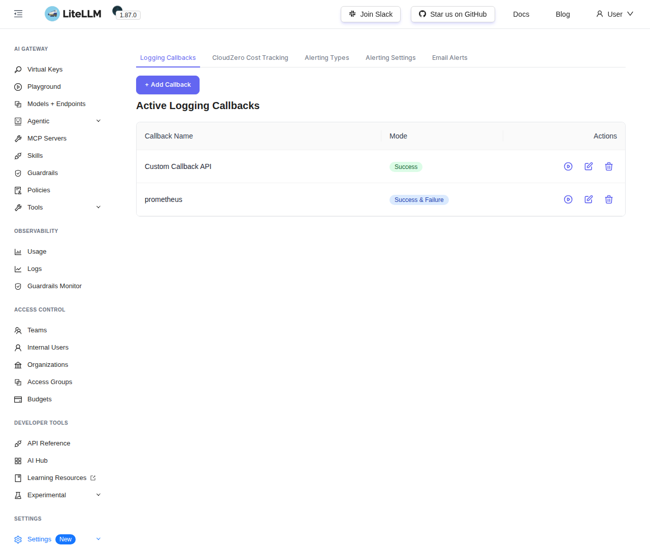 Fix 3 — Mode column reflects backend type