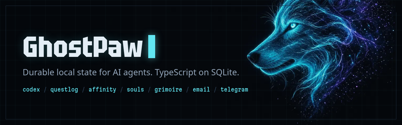 GhostPaw: durable local state for AI agents