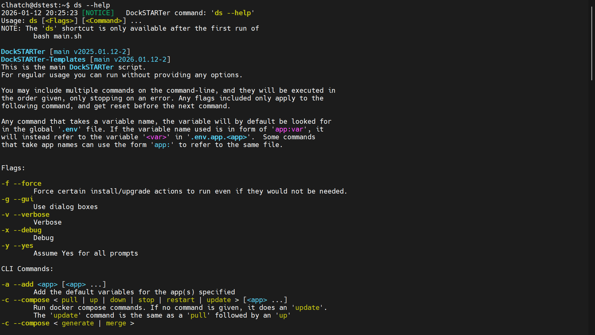 Command Line Interface