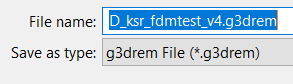 g3drem output