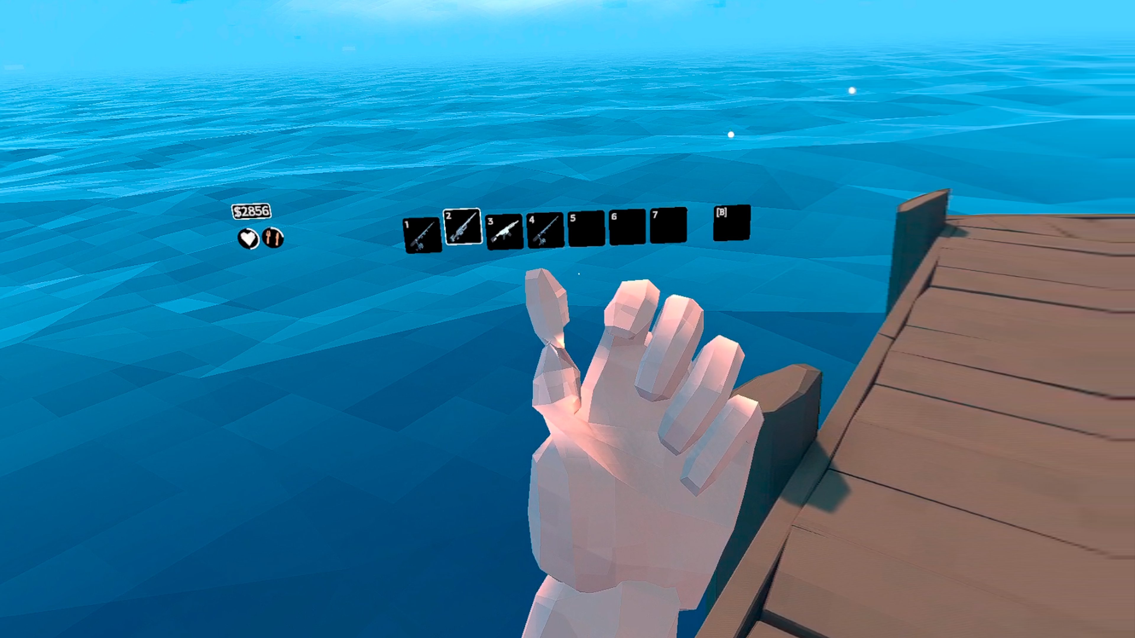 Original mirrored left-hand finger geometry