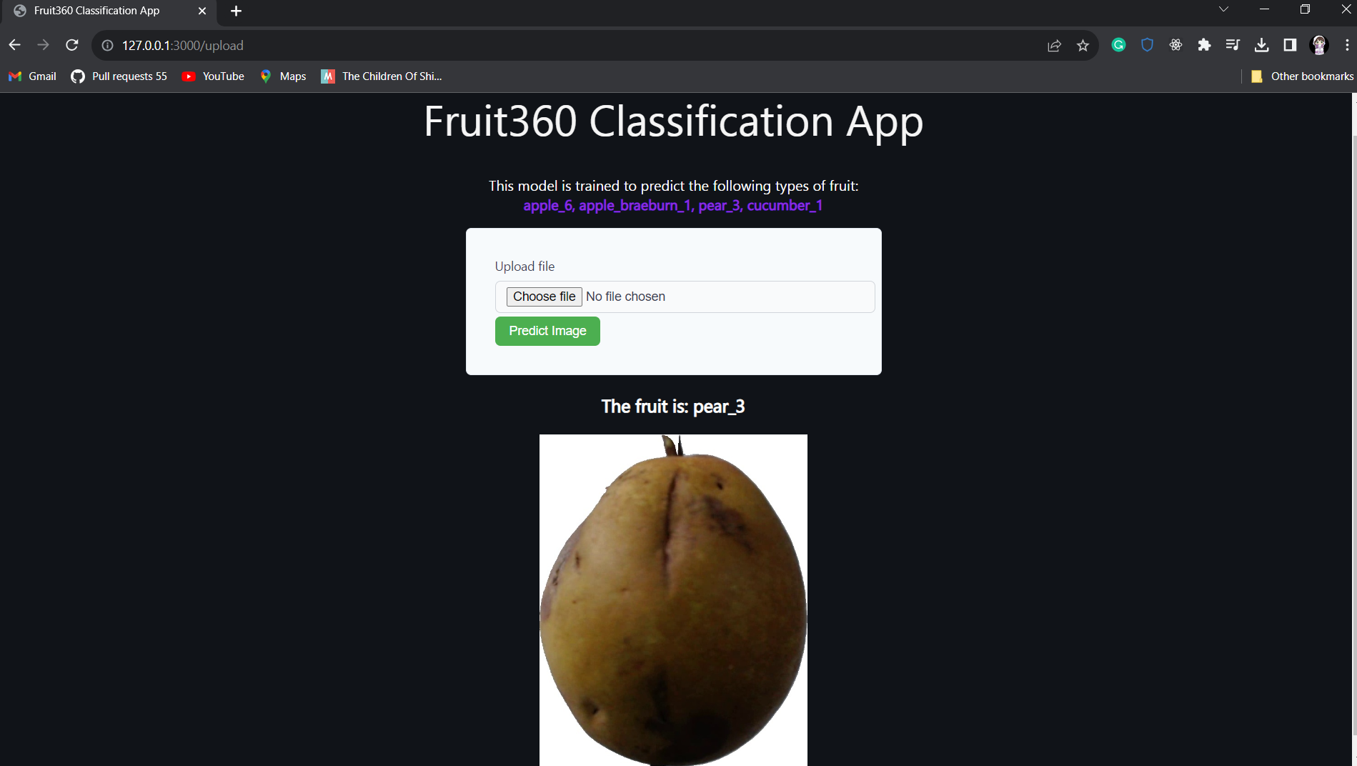 GitHub - GhufranBarcha/Fruit360-Classification-Webapp: This Repo ...