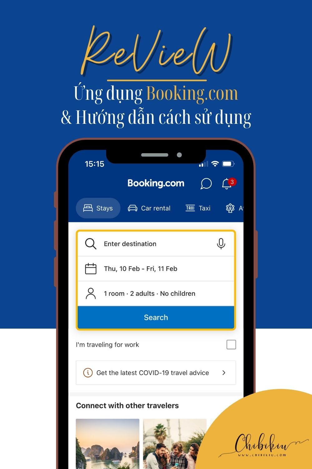 Review ứng dụng Booking.com là gì và Hướng dẫn cách đặt phòng Booking.com