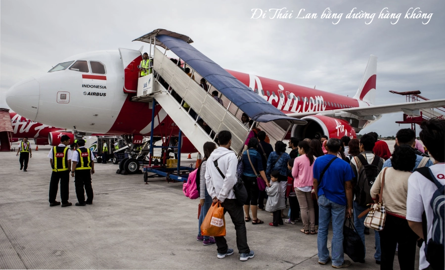Đi Thái Lan du lịch tự túc bằng đường hàng không