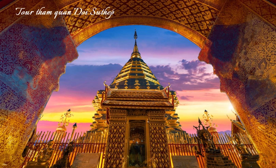 Tour Thái Lan tham quan Doi Suthep và Cung Điện Bhubing