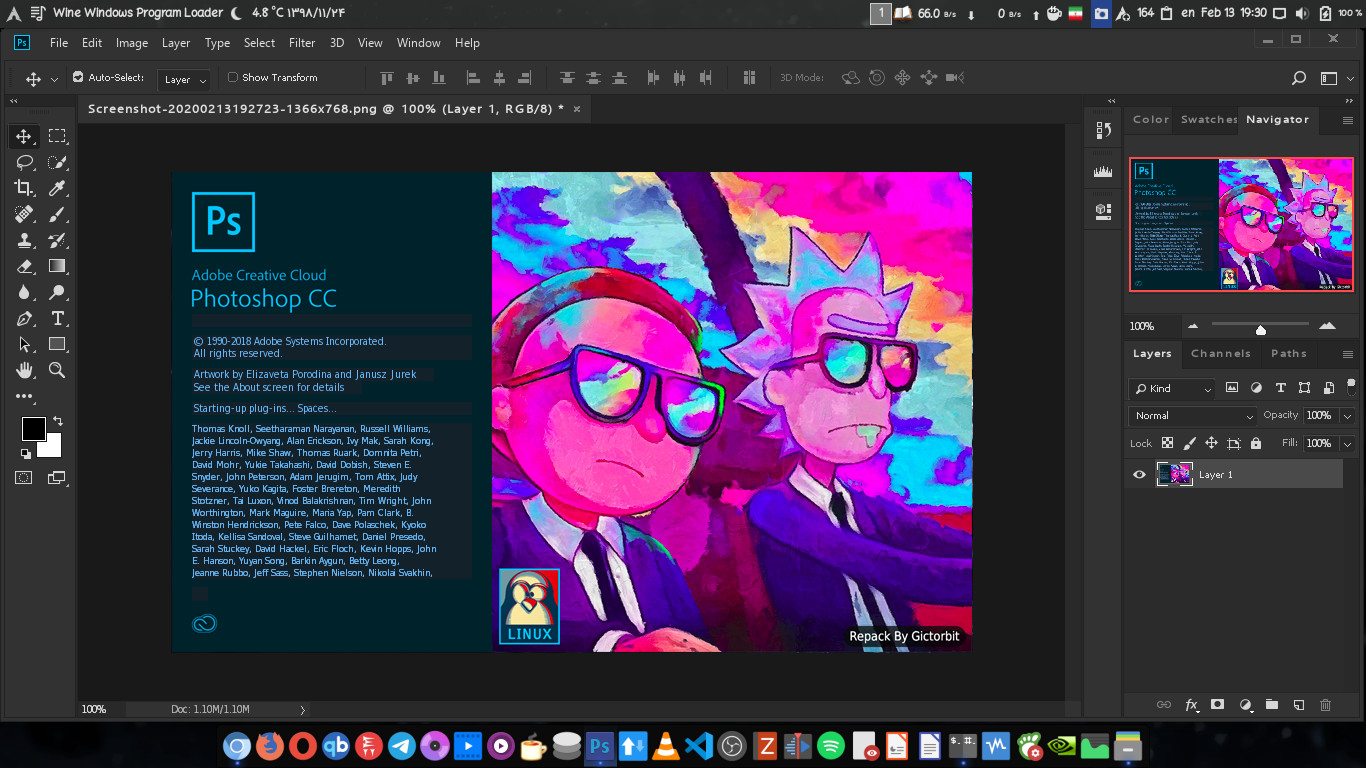 adobe photoshop for linux download free