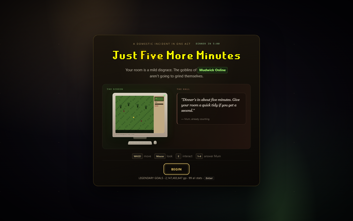 Just Five More Minutes screenshot