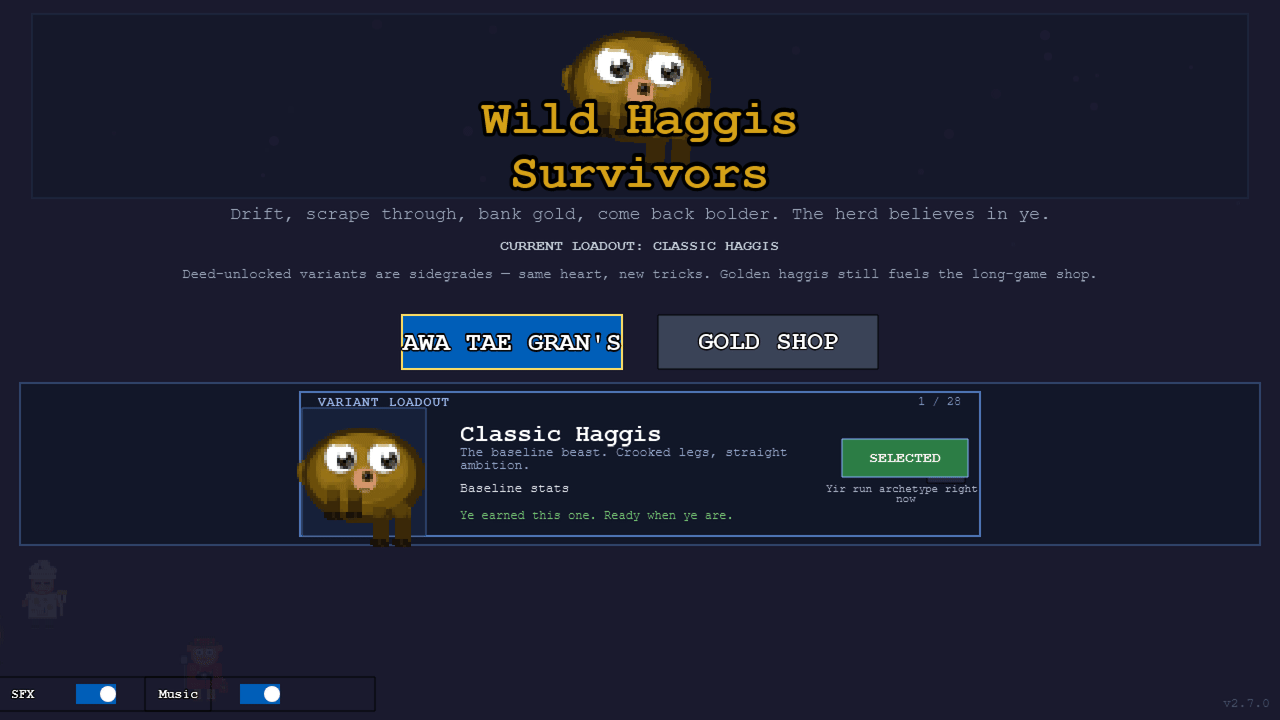 Wild Haggis Survivors screenshot