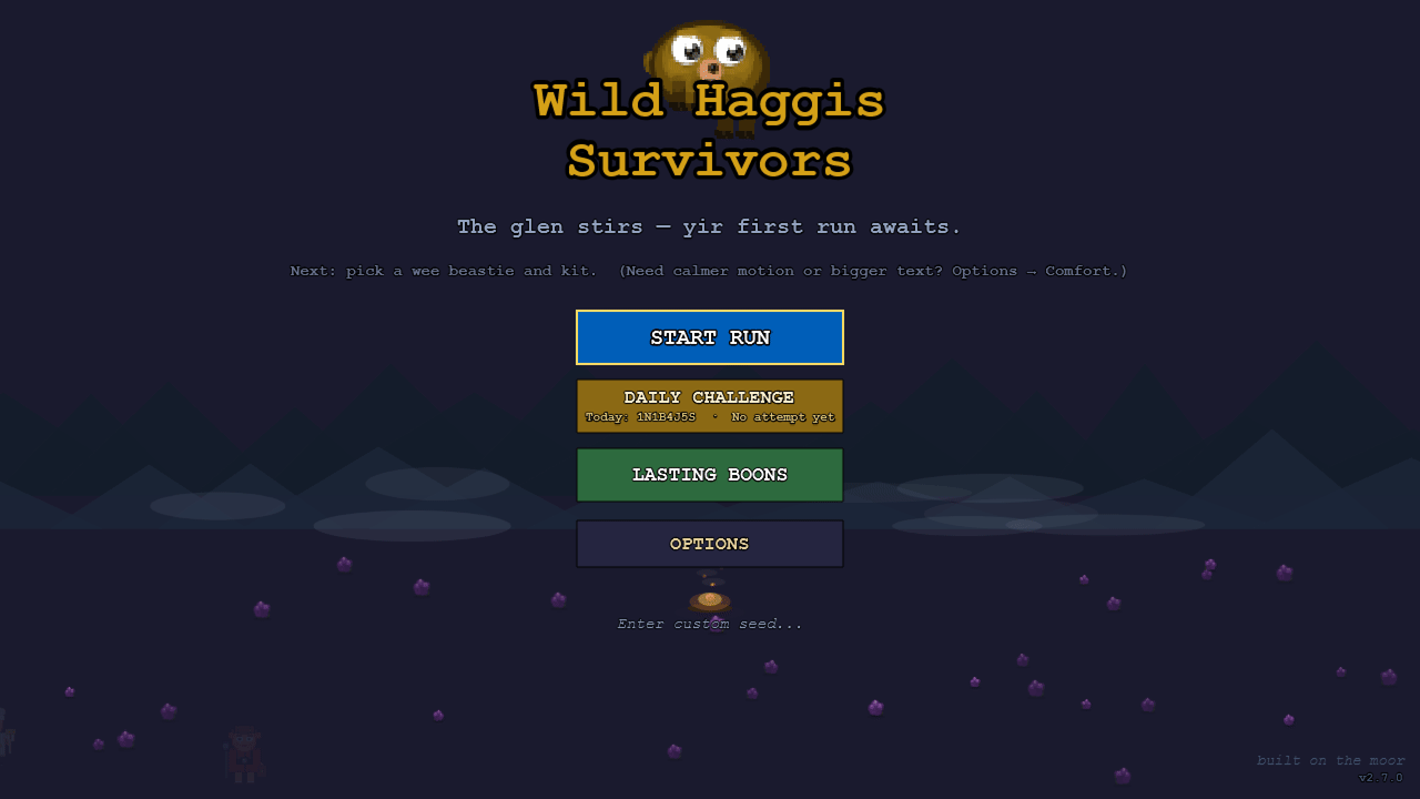 Wild Haggis Survivors screenshot